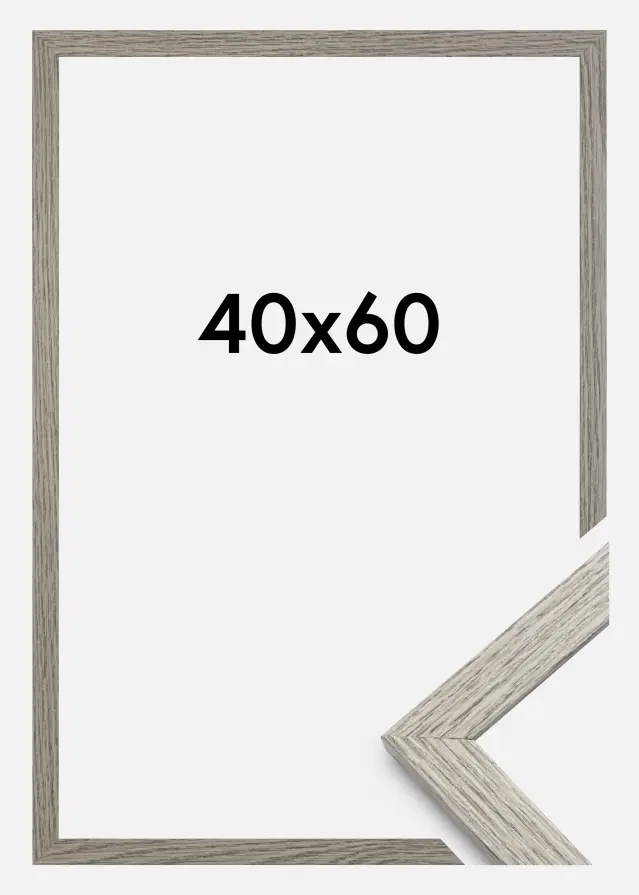 Estancia Kader Stilren Acrylglas Grey Oak 40x60 cm