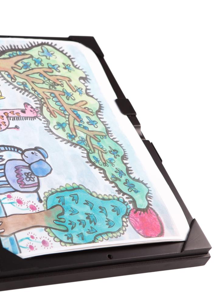 Little Davinci Little Davinci Tekeninglijst A4 Zwart