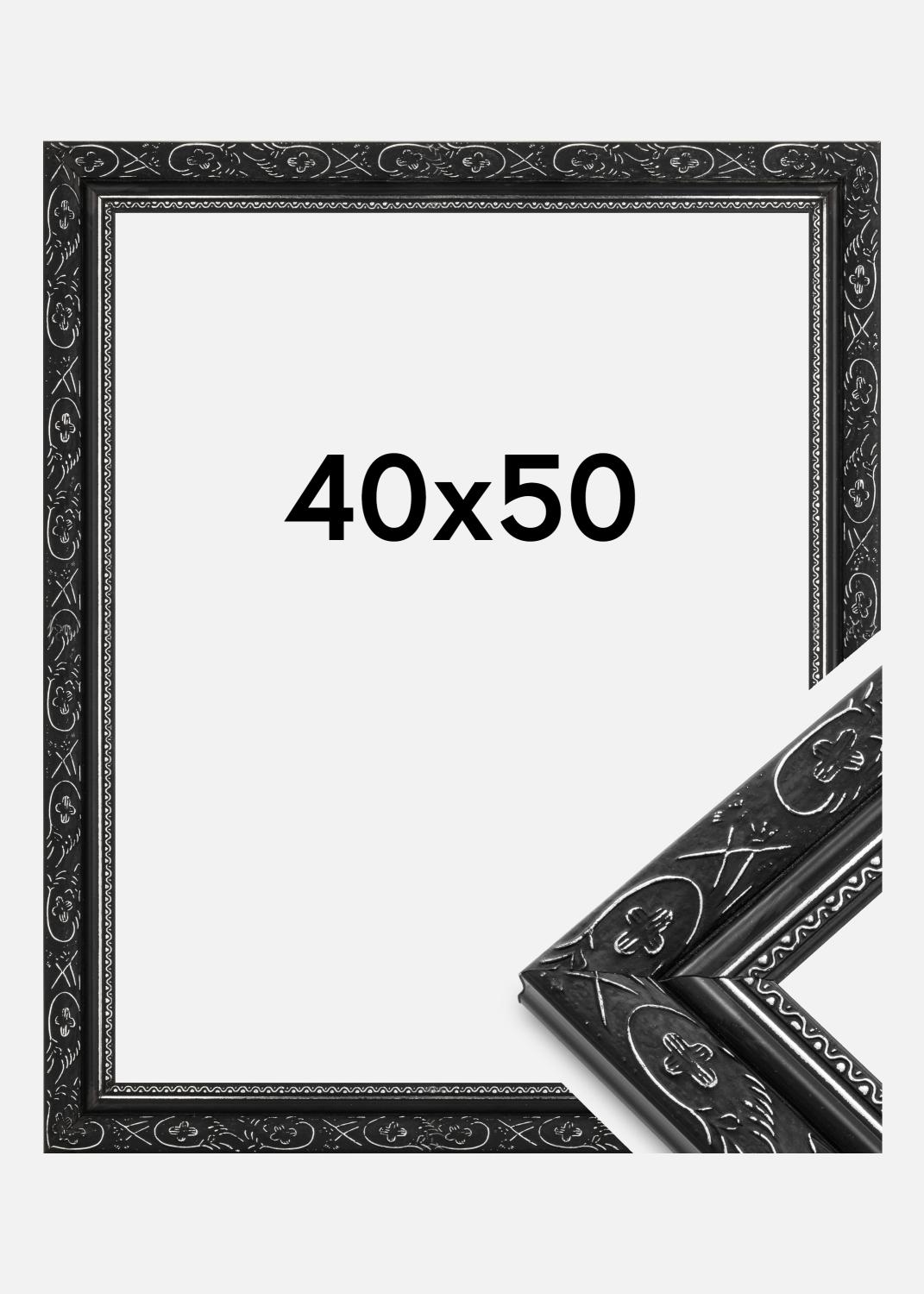 Product Image for Kader Barok Zwart 40x50 cm
