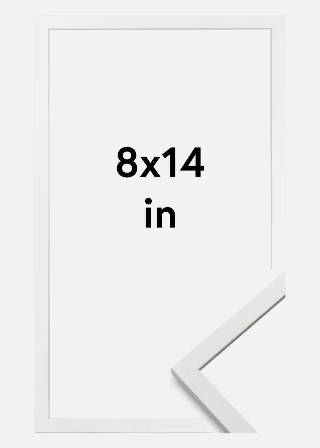 Galleri 1 Kader Edsbyn Acrylglas Wit 8x14 inches (20,32x35,56 cm)