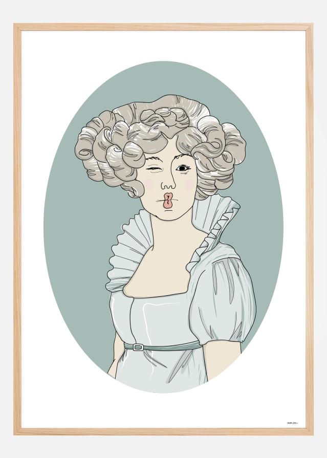 Bildverkstad Victorian Violetta Poster