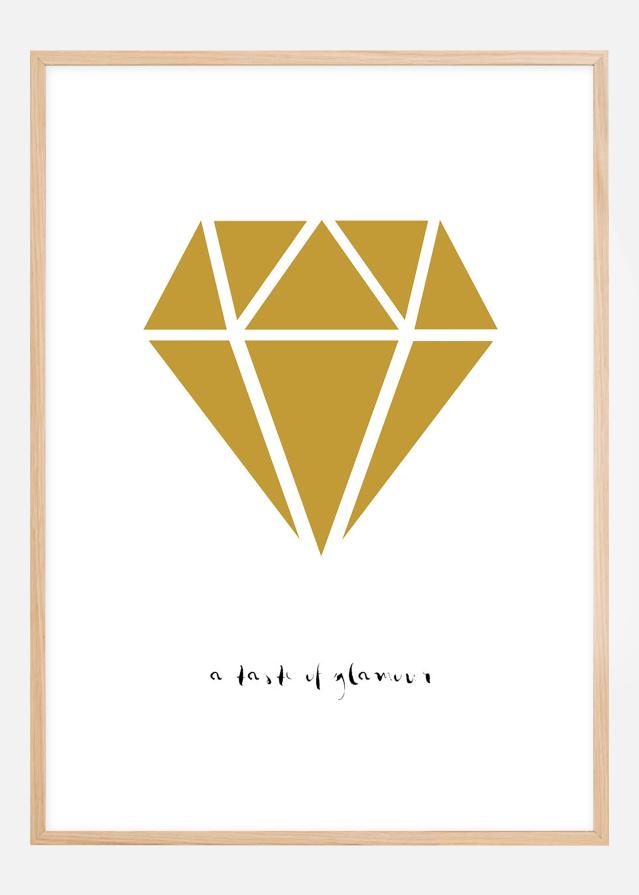 Bildverkstad Diamant - Goud Poster