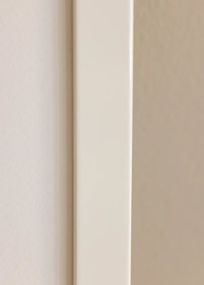 Ramverkstad Kader White Wood Glossy - Formaat naar keuze