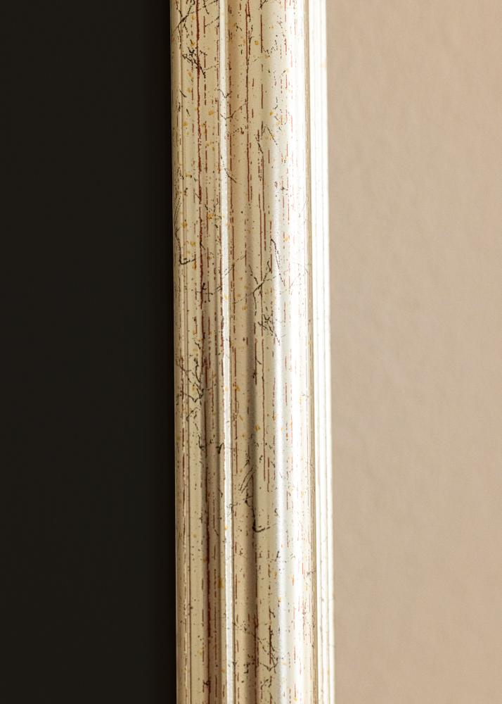 Ram med passepartou Kader Västkusten Zilver 70x100 cm - Passe-partout Zwart 62x93 cm