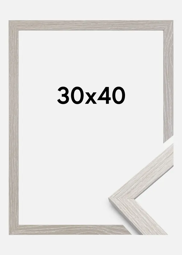 Estancia Kader Stilren Acrylglas Light Grey Oak 30x40 cm