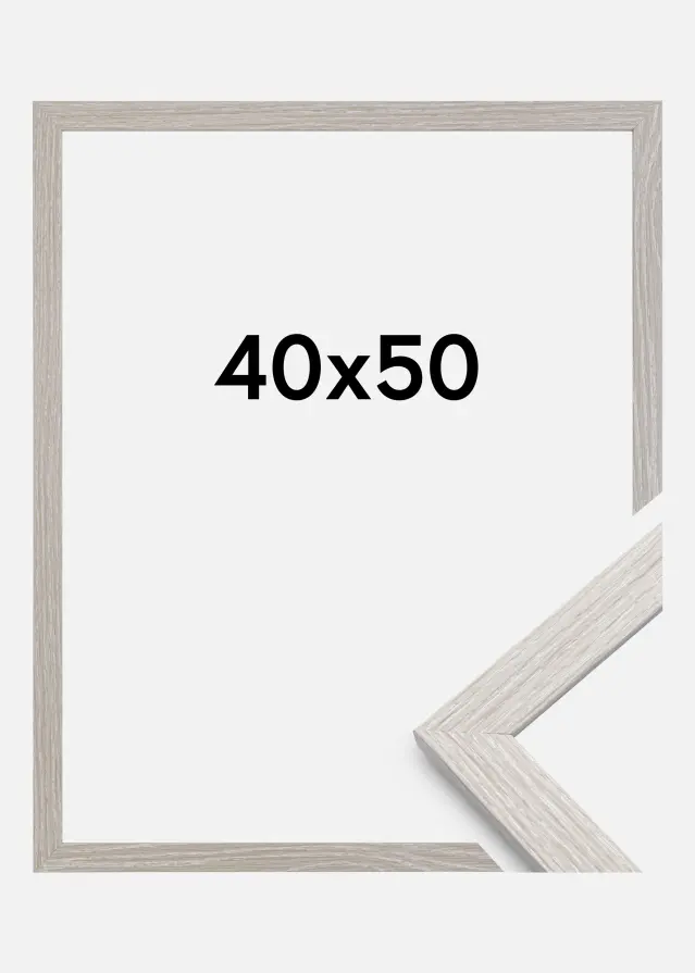 Estancia Kader Stilren Acrylglas Light Grey Oak 40x50 cm