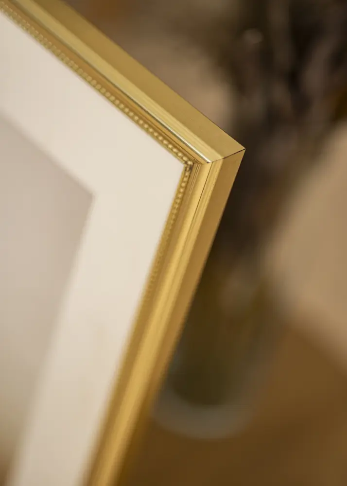 Ram med passepartou Kader Gala Goud 50x70 cm - Passe-partout Wit 16x24 inches