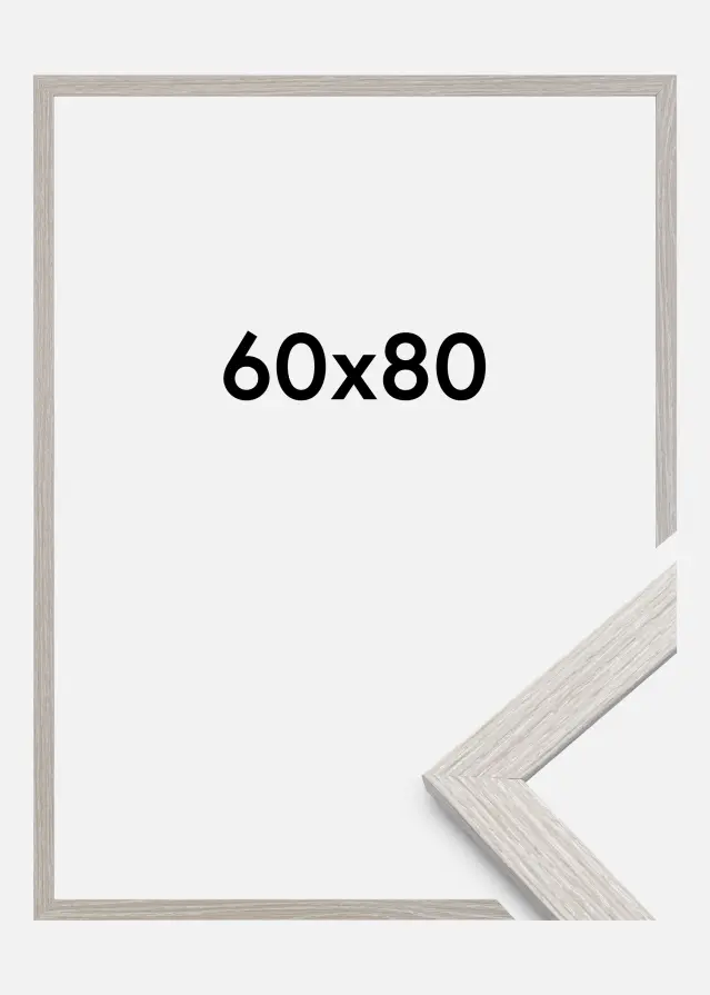Estancia Kader Stilren Acrylglas Light Grey Oak 60x80 cm