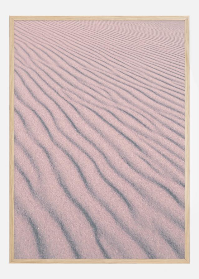 Bildverkstad Pink Sandy Waves Poster