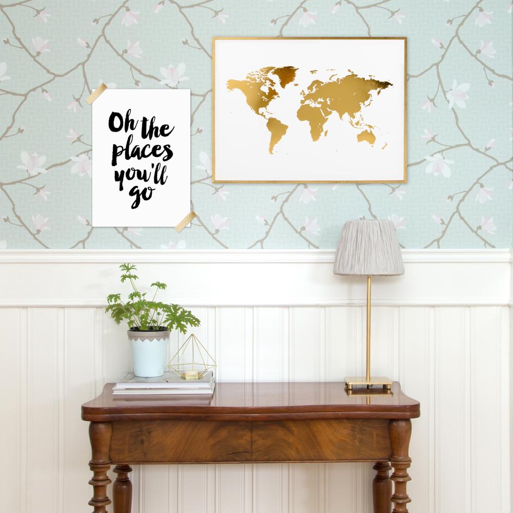 Bildverkstad Oh the places you'll go Poster