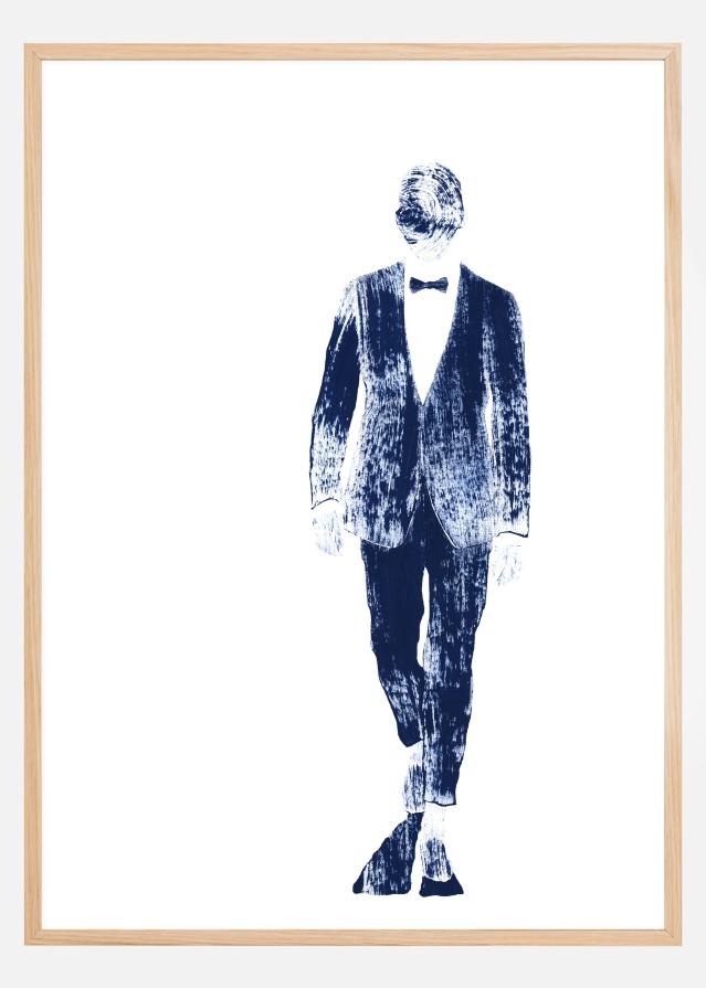 Bildverkstad Pinstriped suit Poster