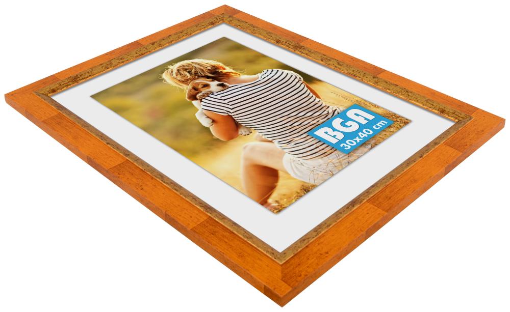 Ramverkstad Kader Färila Oranje - Formaat naar keuze