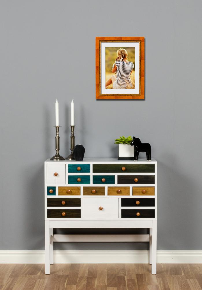 Ramverkstad Kader Färila Oranje - Formaat naar keuze