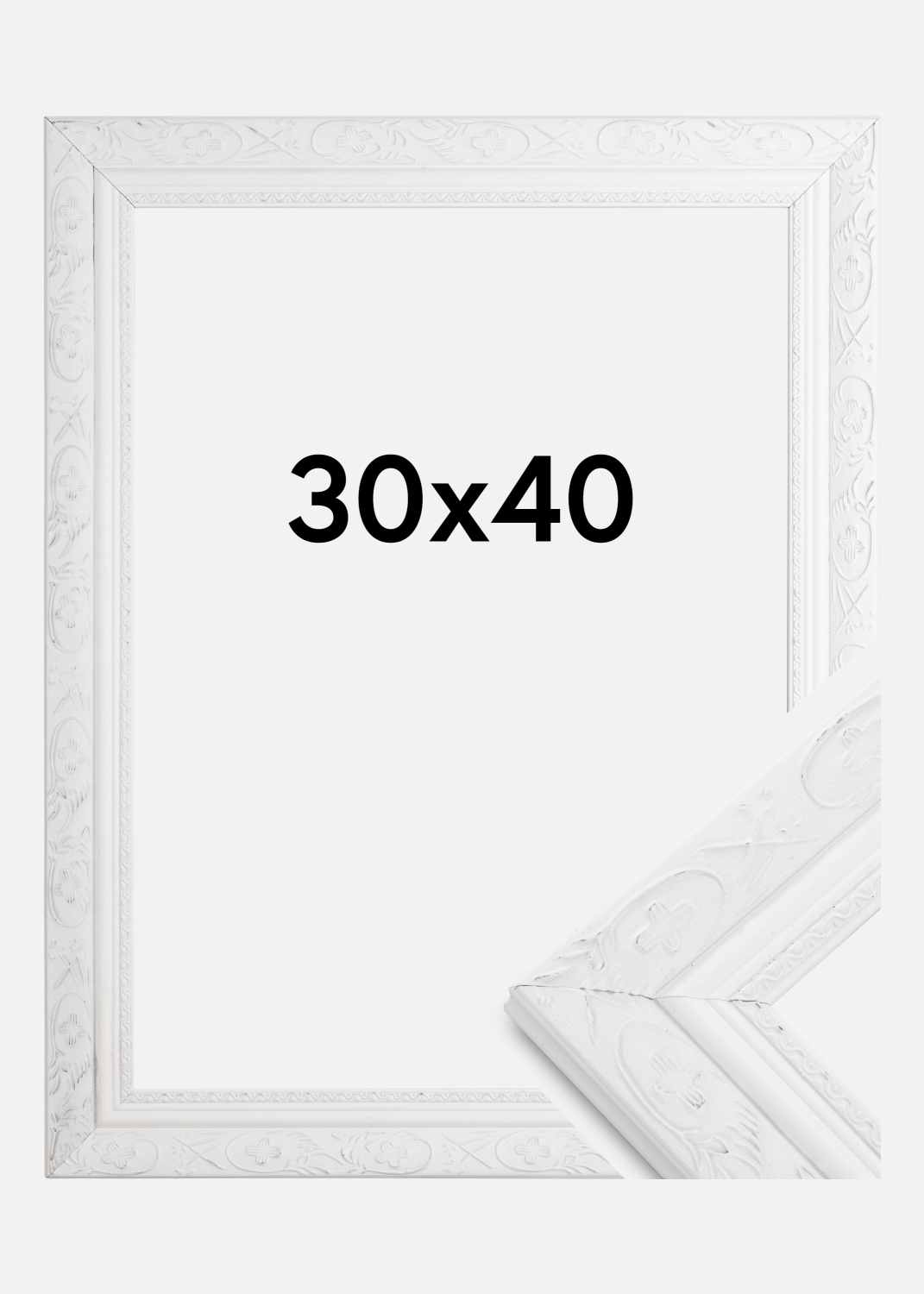 Product Image for Kader Barok Wit 30x40 cm