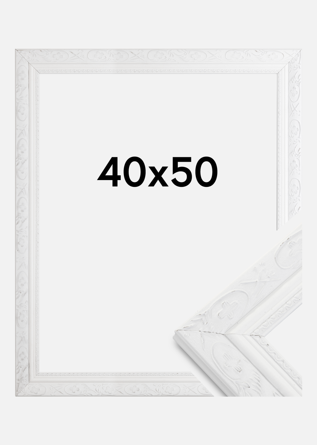 Product Image for Kader Barok Wit 40x50 cm