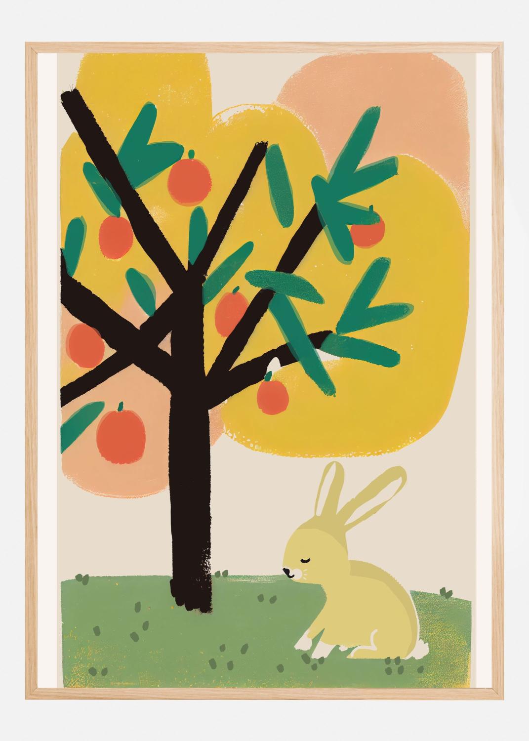 Product Image for Bunny Under Apple Tree Poster (60x90 cm)