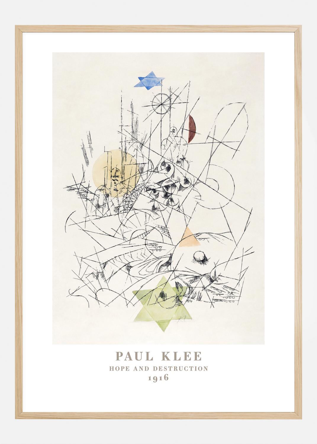 Product Image for Paul Klee - Hope and Destruction 1916 Poster (21x29.7 cm (A4))