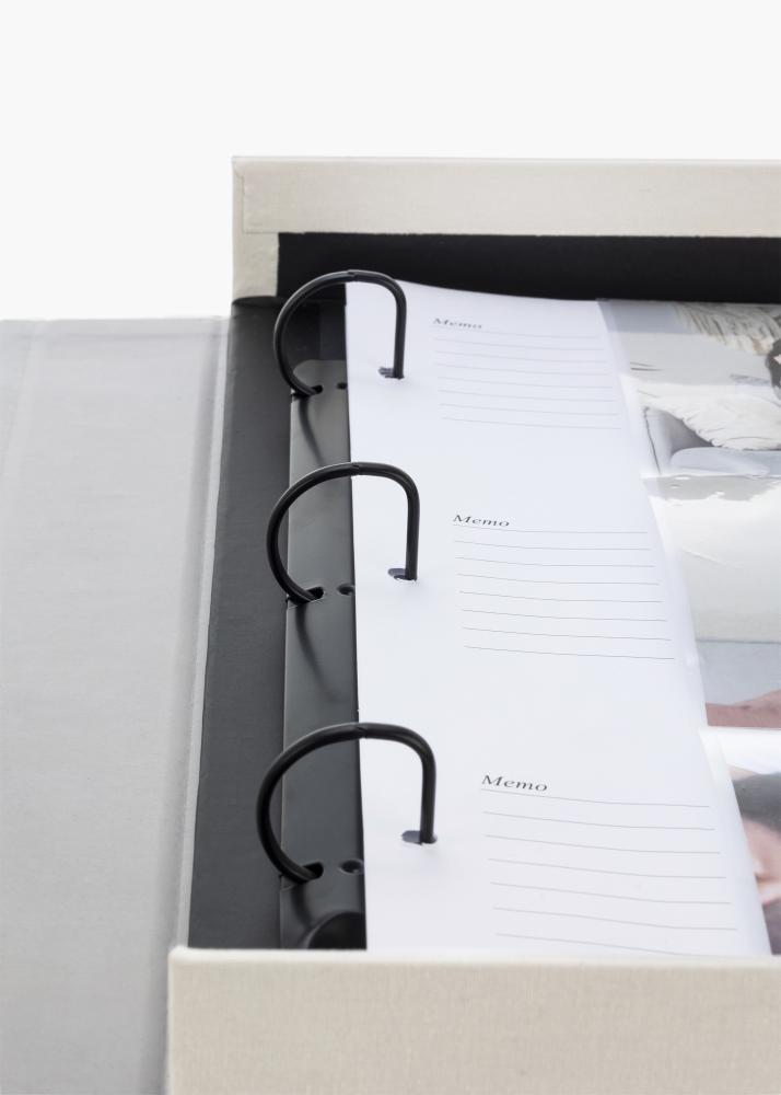 KAILA KAILA MEMORIES Warm Grey XL - Coffee Table Photo Album - 60 Foto's van 11x15 cm