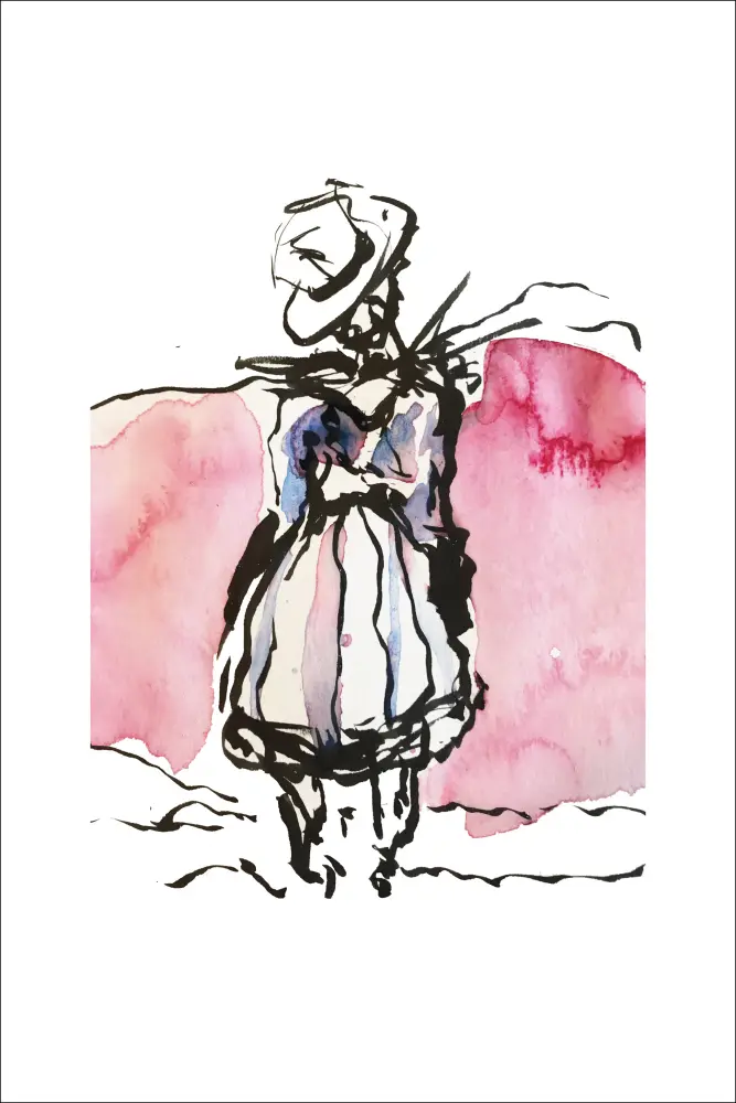 Bildverkstad Woman in the horizon Poster