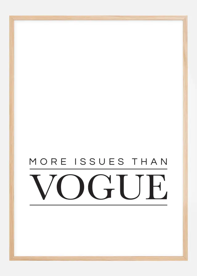 Bildverkstad Vogue Poster