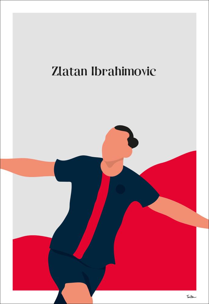 Bildverkstad Zlatan Ibrahimovic Poster