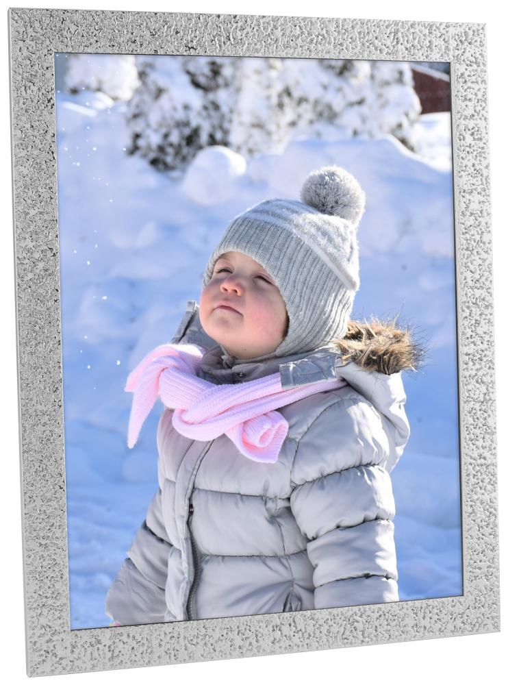 Ramverkstad Kader Glamour Zilver - Formaat naar keuze