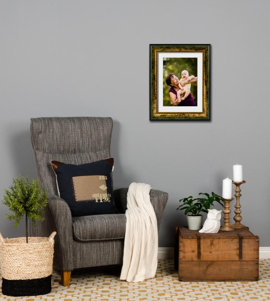 Ramverkstad Kader Roxen Goud Gemêleerd - Formaat naar keuze