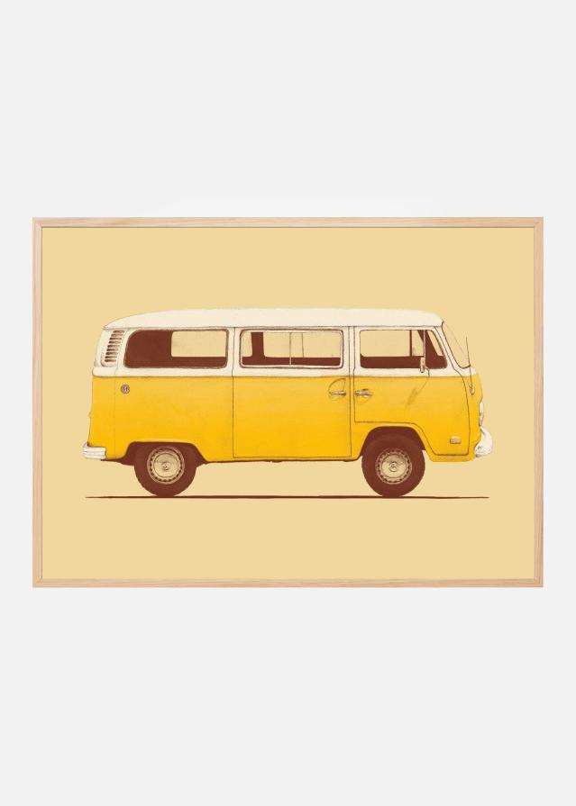 Bildverkstad Yellow Van Poster