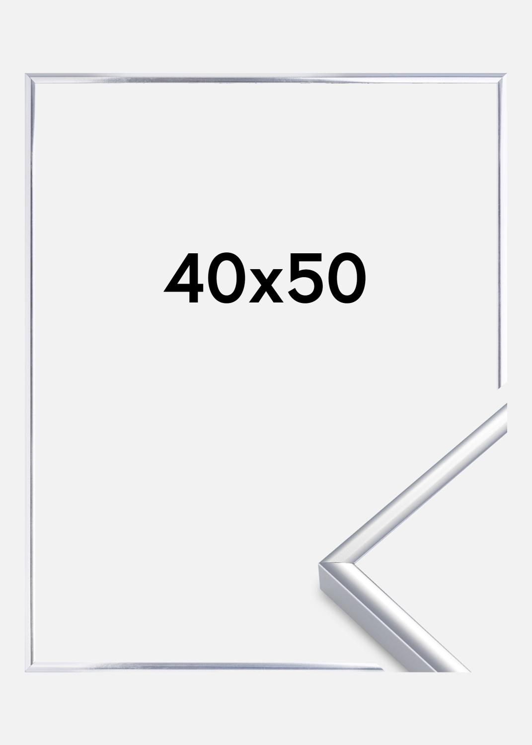 Product Image for Kader Aluminium Acrylglas Glanzend Zilver 40x50 cm