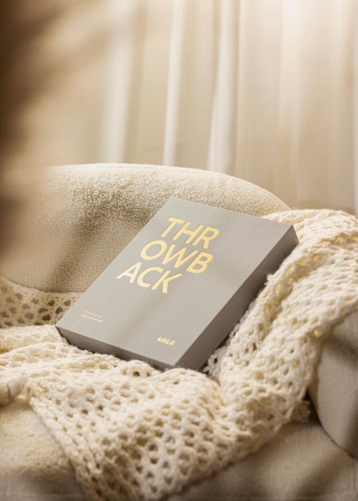 KAILA KAILA THROWBACK Grey - Coffee Table Photo Album (60 Zwarte zijden)