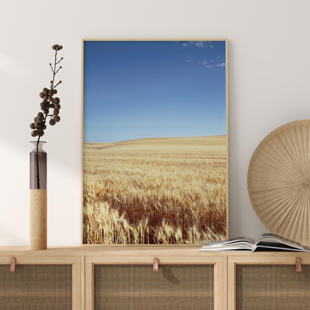 Bildverkstad Beige Fields Poster