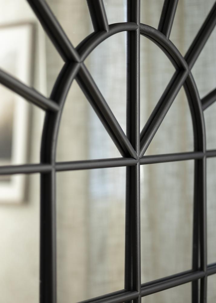 ID Factory Spiegel Window Tall Dome Zwart 103x180 cm