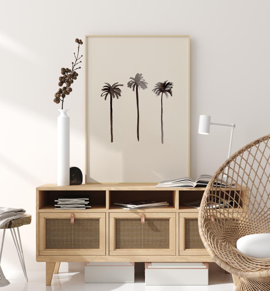 Bildverkstad Palm Trees Ink Poster