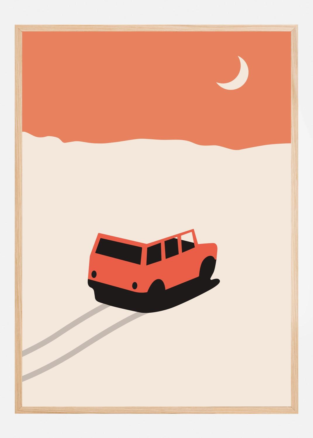 Product Image for Car In Desert Poster (60x90 cm)