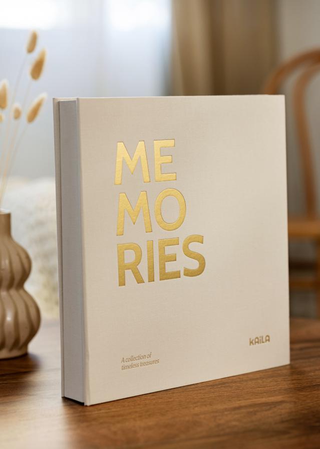 ID Factory KAILA Fotoalbum Memories Cream - 600 Foto's van 10x15 cm