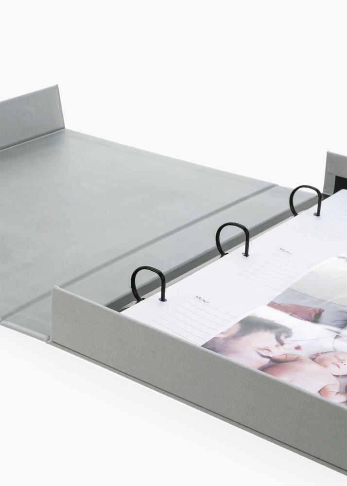 KAILA KAILA MEMORIES Grey XL - Coffee Table Photo Album - 60 Foto's van 11x15 cm