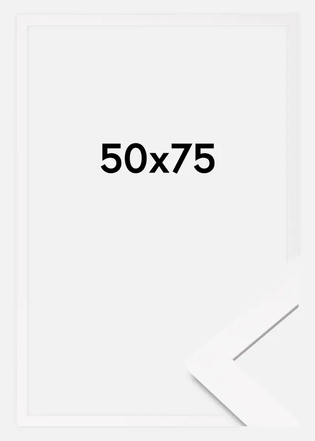 BGA Kader BGA Classic Acrylglas Wit 50x75 cm