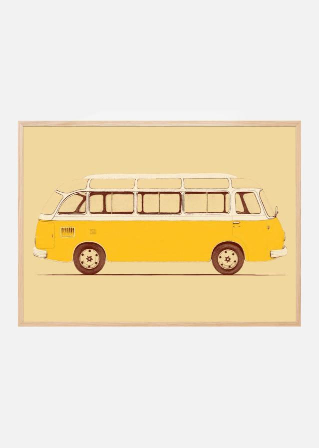 Bildverkstad Yellow Van Poster