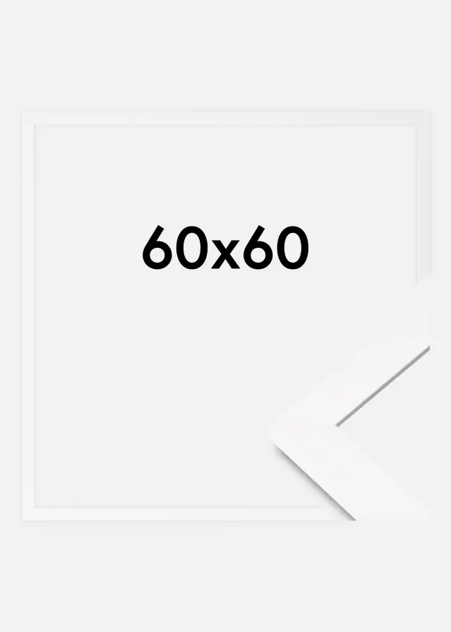 BGA Kader BGA Classic Acrylglas Wit 60x60 cm