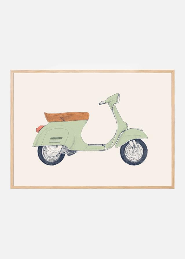 Bildverkstad Vespa Print Poster