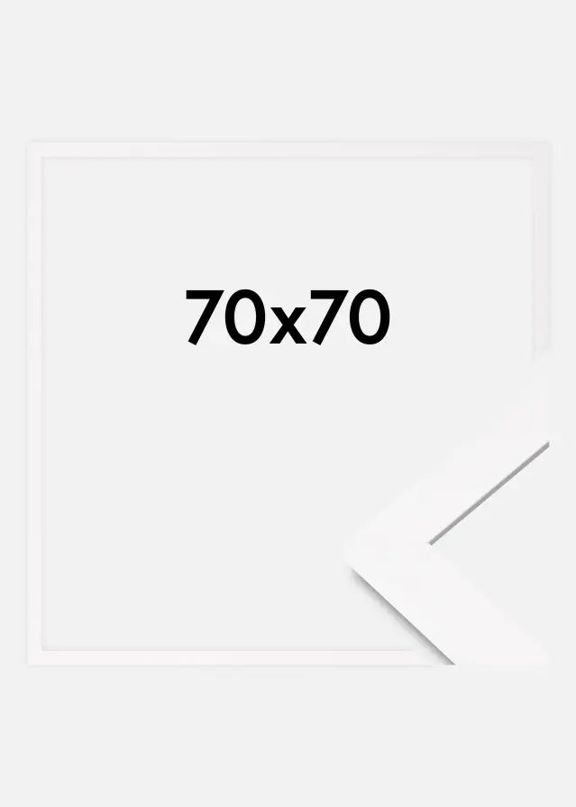 Artlink Kader BGA Classic Acrylglas Wit 70x70 cm
