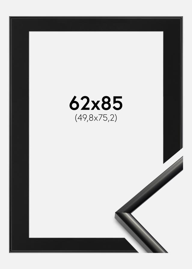 Ram med passepartou Kader New Lifestyle Zwart 62x85 cm - Passe-partout Zwart 20x30 inches