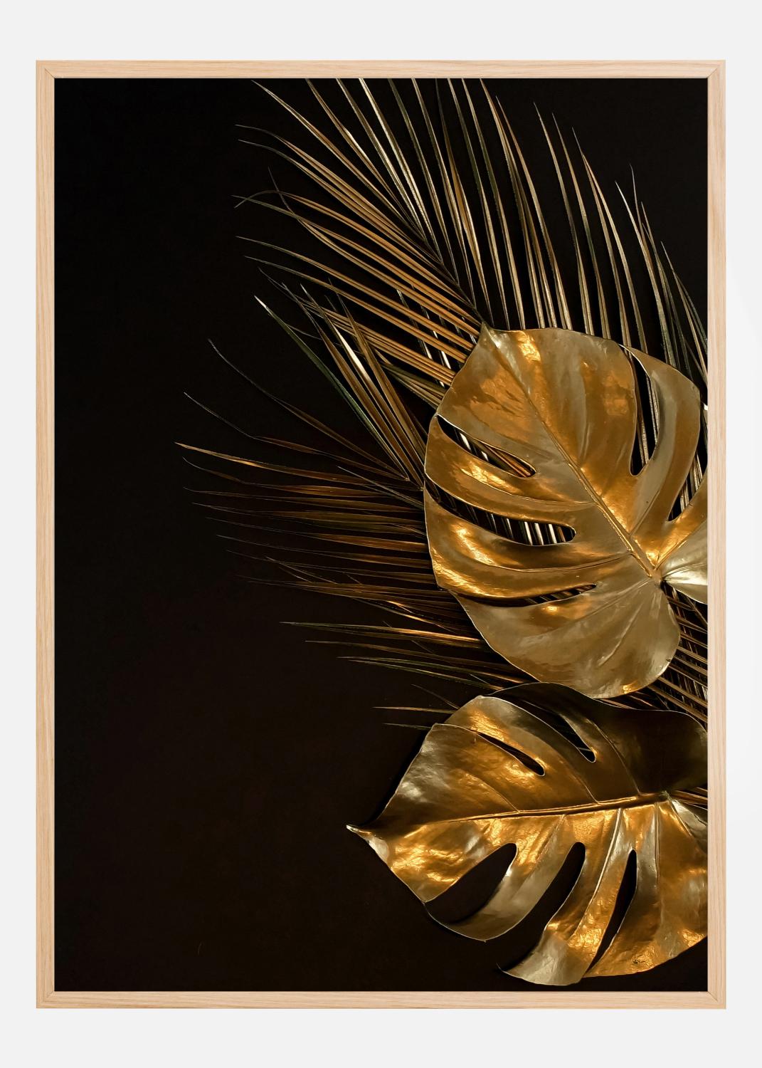 Product Image for Golden Monstera Poster (30x40 cm)