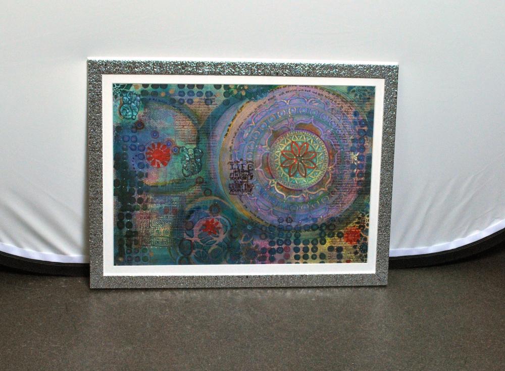 Ramverkstad Kader Glamour Zilver - Formaat naar keuze