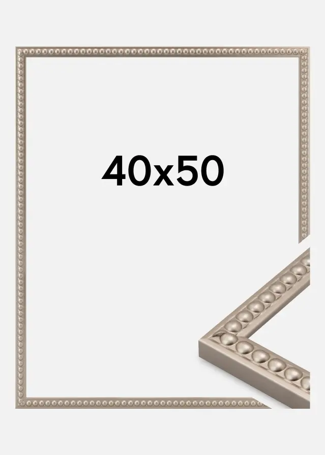 Jämtlands Ramfabrik Kader Perla Acrylglas Champagne 40x50 cm