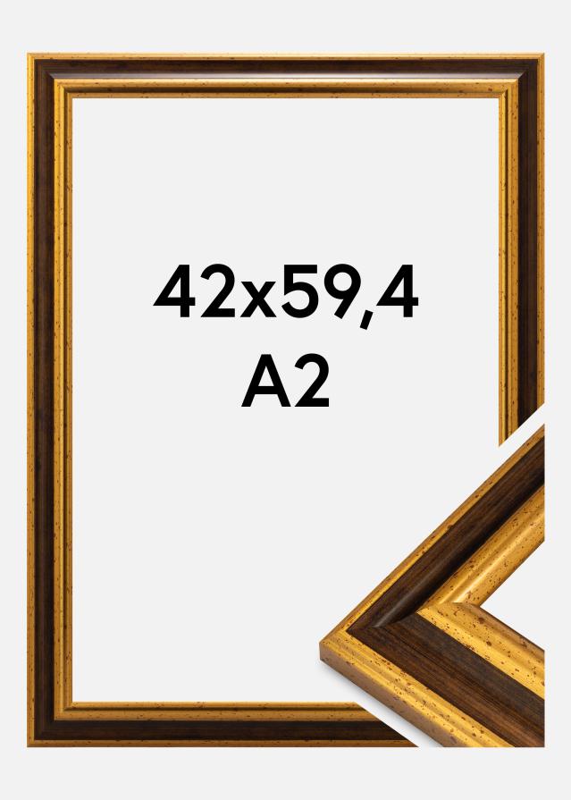 Jämtlands Ramfabrik Kader Aberystwyth Acrylglas Goud 42x59,4 cm (A2)