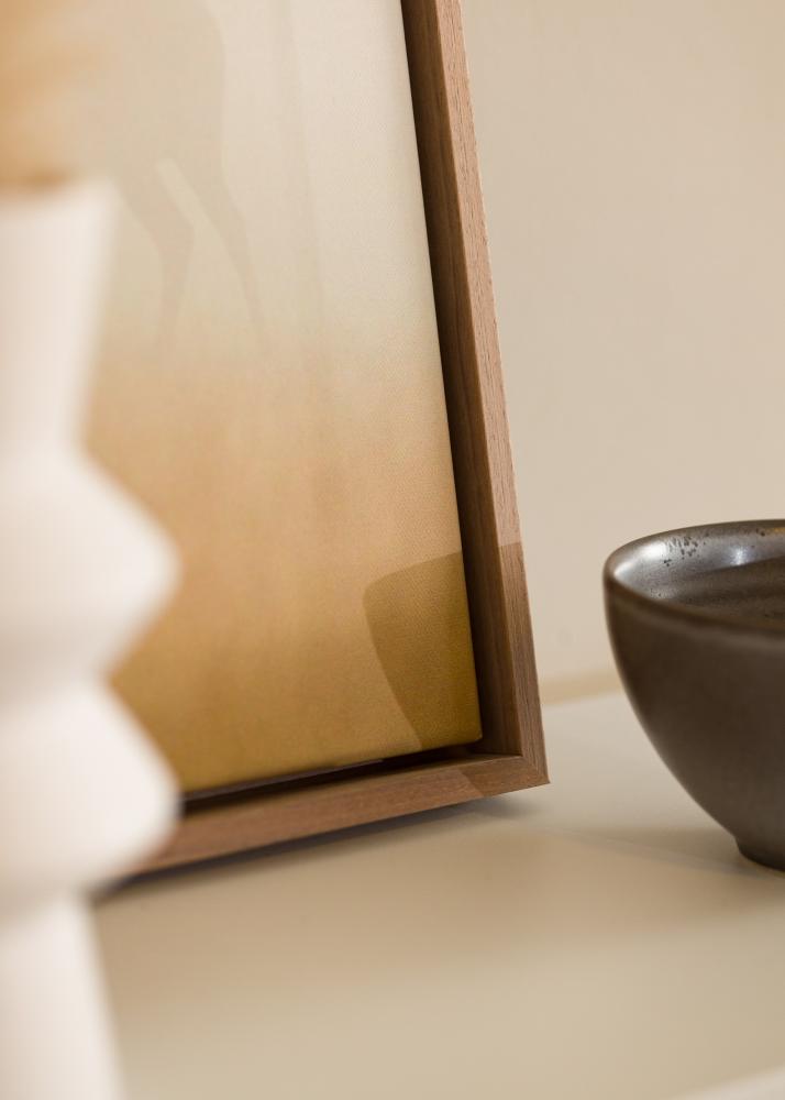 Ramverkstad Canvas Kader Seth Walnoot - Formaat Naar Keuze