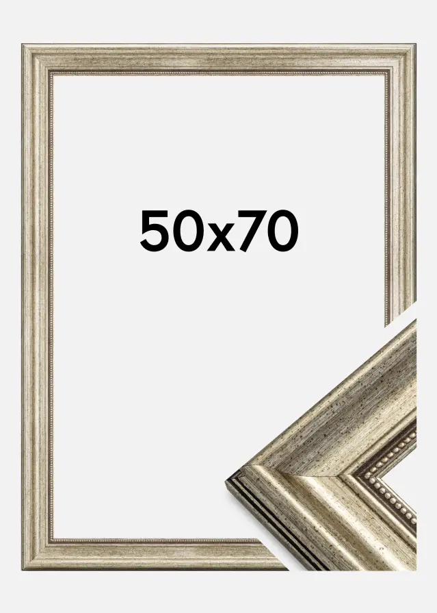 Estancia Kader Rokoko Zilver 50x70 cm
