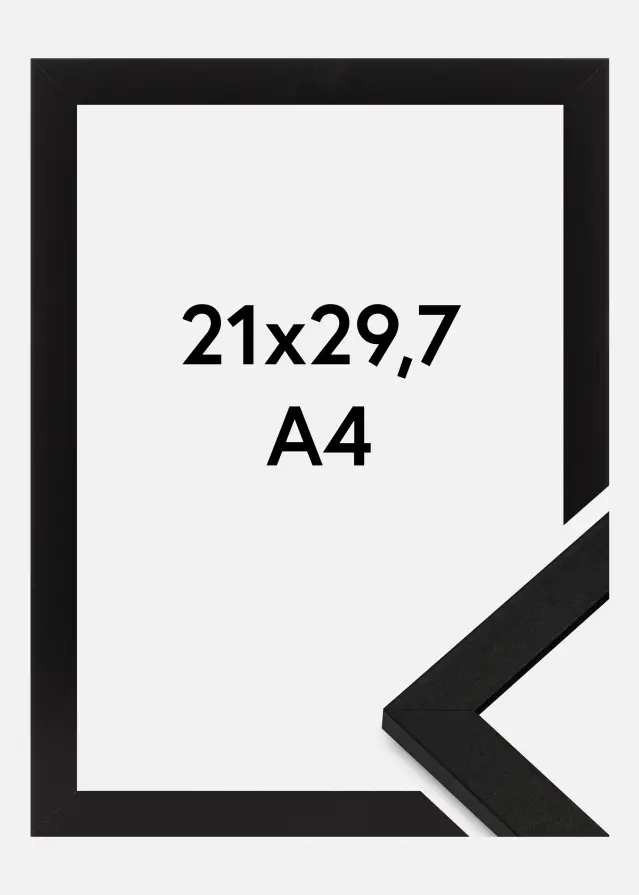 BGA Kader BGA Classic Acrylglas Zwart 21x29,7 cm (A4)