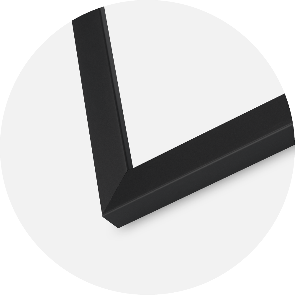 Jämtlands Ramfabrik Kader Oban Acrylglas Zwart 42x59,4 cm (A2)